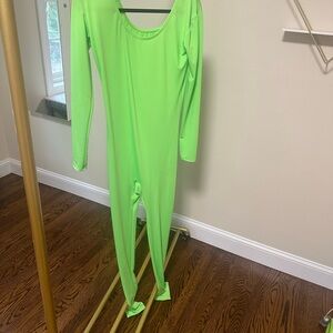 Green body suit/grinch